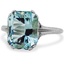 Art Nouveau Aquamarine Vintage Ring
