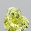 1.06 Ct. Fancy Intense Yellow Heart Lab Grown Diamond