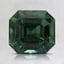7.3x6.9mm Unheated Teal Emerald Sapphire