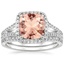 PT Morganite Fortuna Diamond Bridal Set (2/3 ct. tw.), smalltop view
