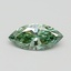 0.55 Ct. Fancy Vivid Pacific Green Marquise Lab Grown Diamond