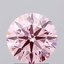 2.18 Ct. Fancy Vivid Pink Round Lab Grown Diamond