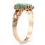 The Hathor Ring, smalltop view on a hand