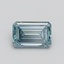 0.50 Ct. Fancy Intense Blue Emerald Lab Grown Diamond