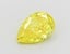 1.72 Ct. Fancy Vivid  Yellow Pear Lab Grown Diamond