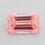 1.04 Ct. Fancy Intense Pink Emerald Lab Grown Diamond
