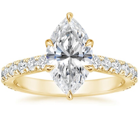 18K Yellow Gold Luxe Sienna Diamond Bridal Set (1 1/8 ct. tw.)