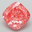 5.08 Ct. Fancy Vivid Pink Cushion Lab Grown Diamond