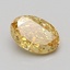 1.02 Ct. Fancy Vivid Yellow Oval Lab Grown Diamond