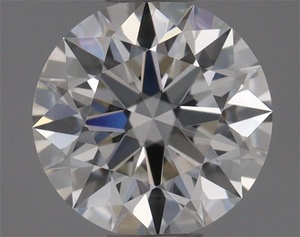 Round diamond — real photo