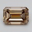 7.95 Ct. Fancy Light  Brown Emerald Lab Grown Diamond