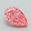 1.02 Ct. Fancy Vivid Pink Pear Lab Grown Diamond