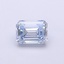 1.00 Ct. Fancy Intense  Blue Emerald Lab Grown Diamond