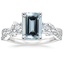Platinum Luxe Willow Three Stone Diamond Ring (1/2 ct. tw.), smalltop view