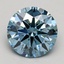 1.49 Ct. Fancy Intense Blue Round Lab Grown Diamond