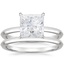 PT Moissanite Hazel Bridal Set, smalltop view