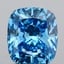 2.01 Ct. Fancy Vivid  Blue Cushion Lab Grown Diamond