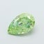 1.00 Ct. Fancy Vivid Green Pear Lab Grown Diamond