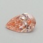 0.40 Ct. Fancy Vivid Pink Pear Lab Grown Diamond