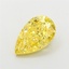 2.50 Ct. Fancy Vivid Yellow Pear Lab Grown Diamond