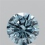 1.54 Ct. Fancy Vivid Blue Round Lab Grown Diamond