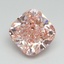 5.08 Ct. Fancy Intense Pink Cushion Lab Grown Diamond