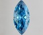 5.51 Ct. Fancy Vivid Blue Marquise Lab Grown Diamond