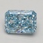 1.60 Ct. Fancy Intense Blue Radiant Lab Grown Diamond