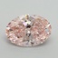 3.80 Ct. Fancy Vivid Pink Oval Lab Grown Diamond