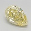 1.82 Ct. Fancy Intense Yellow Pear Lab Grown Diamond