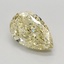 1.44 Ct. Fancy Intense Yellow Pear Lab Grown Diamond