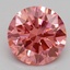 2.02 Ct. Fancy Vivid Pink Round Lab Grown Diamond