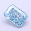 1.56 Ct. Fancy Vivid  Blue Radiant Lab Grown Diamond
