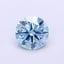 1.03 Ct. Fancy Blue Round Lab Grown Diamond