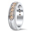 Champagne Diamond Wedding Ring, smallview