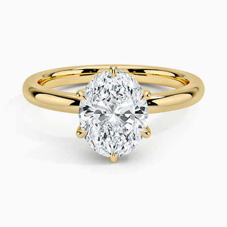 Fairmined 2mm Six-Prong Solitaire Comfort Fit Ring