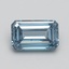 0.70 Ct. Fancy Intense Blue Emerald Lab Grown Diamond