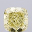 3.83 Ct. Fancy Intense Yellow Cushion Lab Grown Diamond