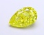 1.59 Ct. Fancy Vivid  Yellow Pear Lab Grown Diamond