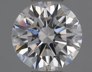 Round diamond — real photo