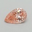 0.81 Ct. Fancy Vivid Pink Pear Lab Grown Diamond