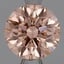 1.04 Ct. Fancy Intense Pinkish Orange Round Lab Grown Diamond