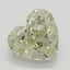 1.38 Ct. Fancy Light Brownish Greenish Yellow Heart Diamond