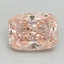 3.17 Ct. Fancy Vivid Pink Cushion Lab Grown Diamond