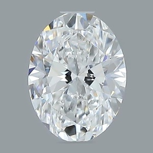 Oval diamond — real photo