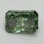 2.48 Ct. Fancy Vivid Green Radiant Lab Grown Diamond