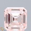 3.80 Ct. Fancy Intense Pink Asscher Lab Grown Diamond