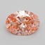 1.21 Ct. Fancy Intense Pink Oval Lab Grown Diamond