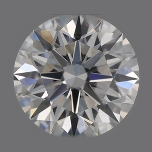 Round diamond — real photo