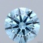 2.88 Ct. Fancy Vivid Blue Round Lab Grown Diamond